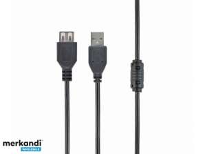 CableXpert Premium USB-skjøteledning 1,8 m CCF-USB2-AMAF-6