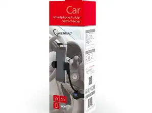 Gembird 4in1 Car Smartphone Mount com Carregador FM Mãos-livres. TA-CHU3