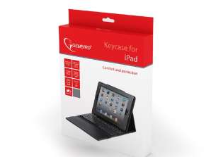 Housse en cuir Gembird avec clavier pour iPad 2 US Layout TA-KBT97-001