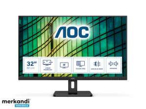 AOC E2 80cm 31.5 inch 4K Ultra HD LED 4ms Zwart U32E2N