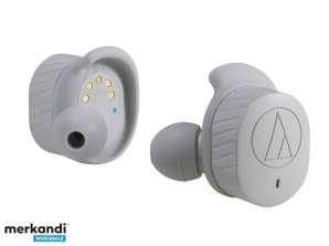 Audio-technica True Wireless IE sluchátka šedá - ATH-SPORT7TWGY