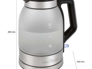 ProfiCook glass kettle 1,7l PC-WKS 1215