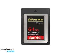 Sandisk 64 ГБ CF Express Extreme PRO [R1500MB/W800MB] SDCFE-064G-GN4NN