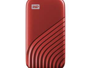 WD 1TB My Passport SSD ārējais sarkans - WDBAGF0010BRD-WESN
