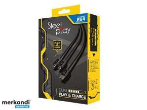 Cablu Steelplay Dual Play & Charge - ECO8869 - PlayStation 4