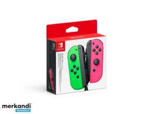 Nintendo Switch Joy-Con-kontrollerpar - Neongrønn / Neonrosa (L + R) - 212021 - Nintendo Switch