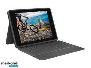 Logitech robust Folio Bluetooth-tangentbord för iPad 7: e generationens svart 920-009313
