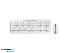 Клавиатура и мишка Cherry Stream DESKTOP RECHARGE бяло-сиво (JD-8560DE-0)