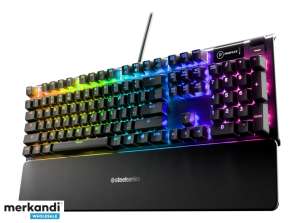 SteelSeries Apex 5 Gaming Tastatur  Hybrid Blue  RGB schwarz 64535