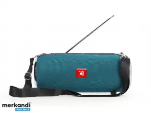GMB Audio prenosný Bluetooth reproduktor s FM-rádiom zelené - SPK-BT-17-G