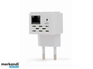 Gembird Wi-Fi repeater/signal booster 300 Mbps white - WLAN WNP-RP300-03