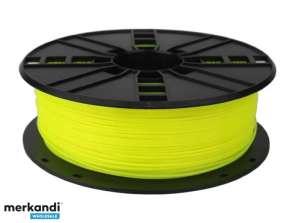 Gembird3 нитка касета PLA флуоррессивного жовтого кольору 1.75мм 1кг вузький Sp 3DP-PLA.175-01-FY