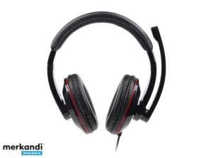 Gembird Headphones - Headband - Calls & Music - Black - Binaural - 2 m MHS-U-001