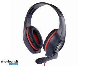 GMB Gaming - Headphones - Headband - Gaming - Black - Red - GHS-05-R