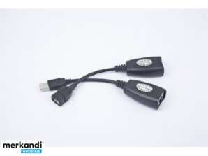 Extensão USB cableXpert até 30 m - USB - RJ-45 - 0,17 m - Black UAE-30M
