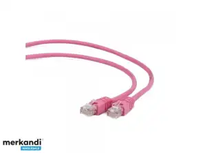 CableXpert Cat5e 0,5m - 0,5 m - Cat5e - U/UTP (UTP) -RJ-45 - Pink PP12-0.5M/RO