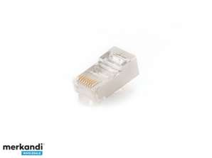 CableXpert shielded RJ45 connector, 8P8C, gold plated - PLUG6SP/10