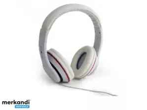 Gembird Los Angeles - Headphones - Headband - Calls & Music - White - Binaural - 1.8 m MHS-LAX-W