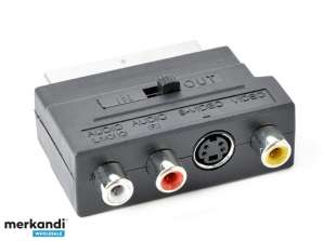 CableXpert Çift Yönlü Scart/RCA/S-Video Adaptörü - CCV-4415