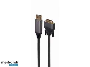 CableXpert DisplayPort till DVI-adapterkabel Premium 1,8 m - CC-DPM-DVIM-4K-6