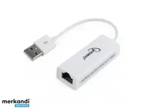 Gembird NIC-U2-02 - filaire - USB - Ethernet - 100 Mbit/s - noir NIC-U2-02