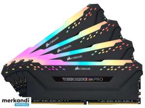 DDR4 64GB PC 3200 CL16 CORSAIR (4x16GB) Vingança RGB CMW64GX4M4E3200C16