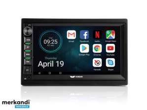 Vordon 7 bilradio med Bluetooth, navigationssystem og bakkamera