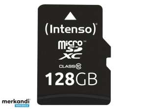 Intenso 128 GB - MicroSDXC - Класс 10 - 40 МБ/с - Черный 3413491
