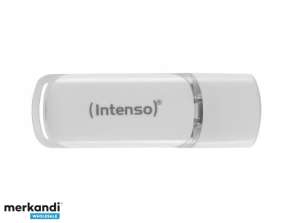 Intenso Flash Line - 64 Go - USB Type-C - 3.2 Gen 1 (3.1 Gen 1) - 70 Mo/s - Casquette - Blanc 3538490