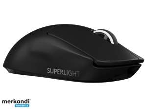 Logitech G Pro X Superlight – Jobb – RF vezeték nélküli – 25400 DPI – 1 ms – Fekete 910-005881