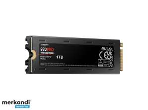 Samsung SSD m.2 PCIe 1000GB 980 PRO med køler MZ-V8P1T0CW