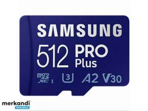 Samsung EFLASH SDXC mikro kortelė 512GB PRO Plus 10 klasė - MB-MD512KA/EU