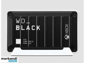 WD D30 - 1000 GB - USB Type-C - Sort - Hvid WDBAMF0010BBW-WESN