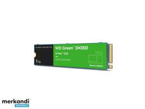 WD Grøn SN350 NVMe SSD 1TB M.2 - Solid State Disk - NVMe WDS100T3G0C