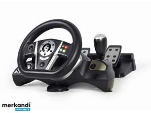 Gembird Steering Wheel with Vibration (PC/PS3/PS4/SWITCH) - STR-M-01
