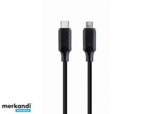CableXpert USB Type-C do Micro-USB, CC-USB2-CMMBM-1.5M