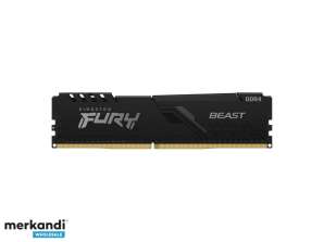 Memória Kingston Fury Beast 8 GB 1 x 8 DDR4 3600 MHz - KF436C17BB/8