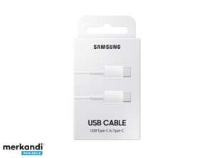 Samsung datu kabelis no USB Type-C līdz Type-C (1m) EP-DA705BWEGWW (balts)
