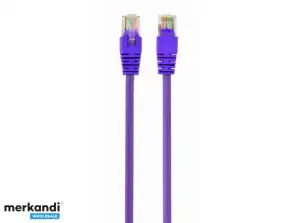 CableXpert CAT5e UTP Patch cord, purple, 0.5 m - PP12-0.5M/V
