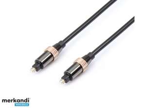 Reekin Toslink Optical Audio Cable - 2,0m PREMIUM (Black)