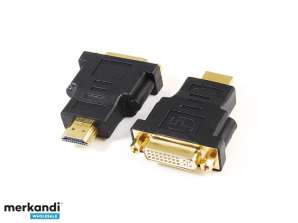 Reekin DVI (24+5) żeński - Adapter HDMI typu A męski