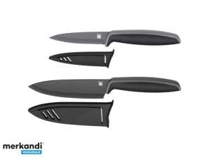 WMF nož postavio crni ergonomski dodir od nehrđajućeg čelika 1879086100
