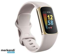 Fitbit MORGAN Lunar White/Soft Gold Stainless Steel FB421GLWT