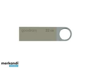 GoodRam 32GB USB 2.0 32 GB USB Typu-A 2.0 0 MB/s Srebrny UUN2-0320S0R1