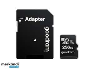 GOODRAM microSDHC 256GB Klasse 10 UHS-I + adapter M1AA-2560R12