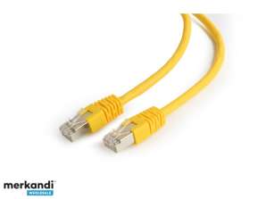 KabelXpert FTP Cat6 Propojovací Šňůra, žlutá, 1 m - PP6-1M/Y