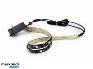 Gembird USB RGB LED-stripe, 2 x 50 cm - LED-2SU-RGB50-01