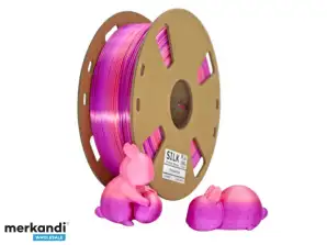 Filament Gembird, PLA Roșu/Violet, 1,75 mm, 1 kg - 3DP-PLA-SK-01-RP