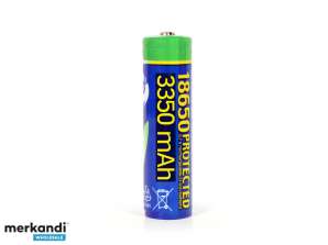 EnerGenie Li-ion batteri 18650, beskyttet, 3350mAh - EG-BA-18650/3350