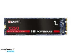 Emtec SSD interno X250 1TB M.2 SATA III 3D NAND 520MB/seg ECSSD1TX250